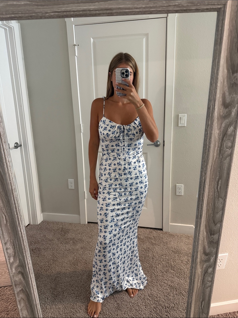 Marthea floral maxi dress